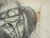 Marcel Mouly, Figure with a Hat, Charcoal For Sale - Image 6 of 10