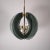 Metal Mid-Century Glass Chandelier by Gino Paroldo, 1960s For Sale - Image 7 of 8