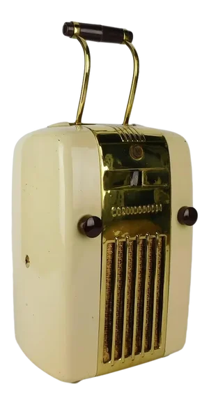 1940's Westinghouse Refrigerator Original Ivory Radio