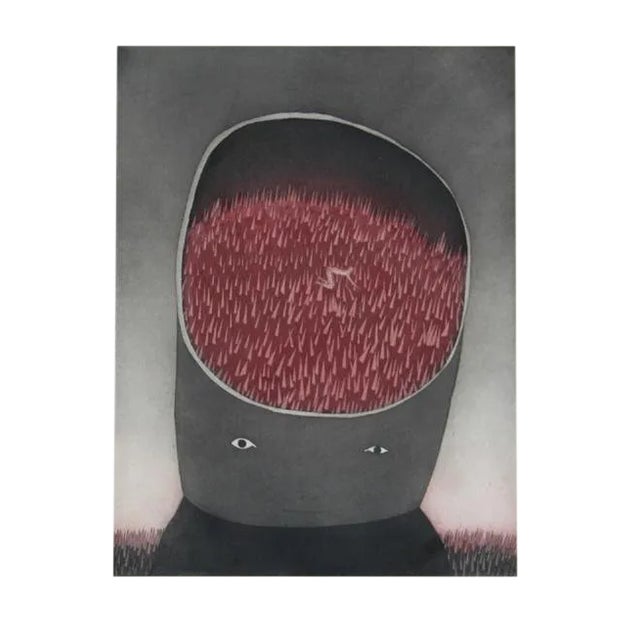 Les Ruines Circulaires Vii, Etching by Jean-Michel Folon For Sale