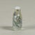 Glass Chinese Snuff Bottle in Glass with Dragon and Phoenix For Sale - Image 7 of 9