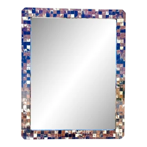 Mid 20th Century Tessellated Horn Large Mirror in the Style of William Piedrahita for Thomas Britt