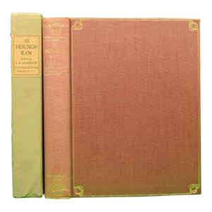 "As Hounds Ran" 1930 Higginson, a.h.