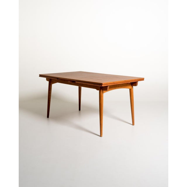AT-312 Table by Hans J. Wegner for Andreas Tuck, 1950s For Sale - Image 12 of 12