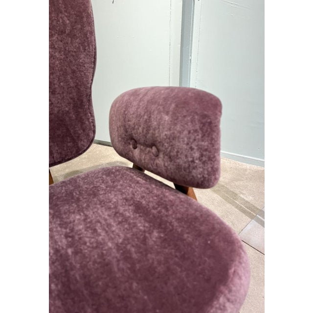 1950s Vintage Lounge Chairs by Roger Landault, 1950, Set of 2 For Sale - Image 5 of 18