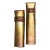 Vintage Thomas Roy Markusen Sculptural Metal Vases – Set of 2 For Sale