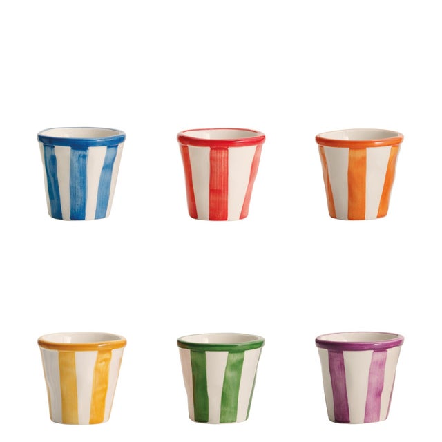 2020s Lido Righe Espresso Shot Cups (Set of 6) For Sale - Image 5 of 5