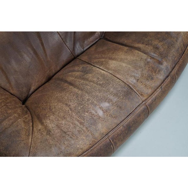Vintage Dutch Leather Ringo Sofa from Gerard van den Berg, 1970s For Sale - Image 10 of 18