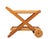 Serving Trolley in Pine with Wheels, 1970s For Sale - Image 11 of 11