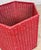 Wood Vintage Coastal Boho Red Wicker Octagonal Basket Hamper For Sale - Image 7 of 10