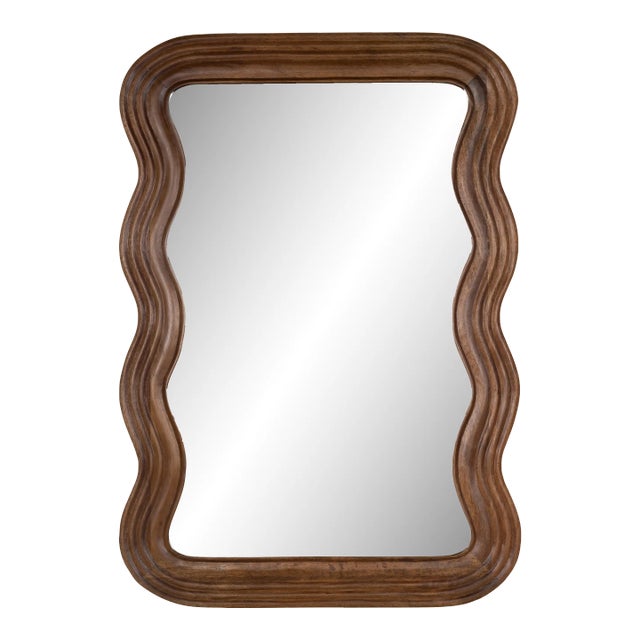 Frances Wavy Wall Mirror For Sale
