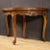 Brown French Demi Lune Console Table, 1960 For Sale - Image 8 of 13