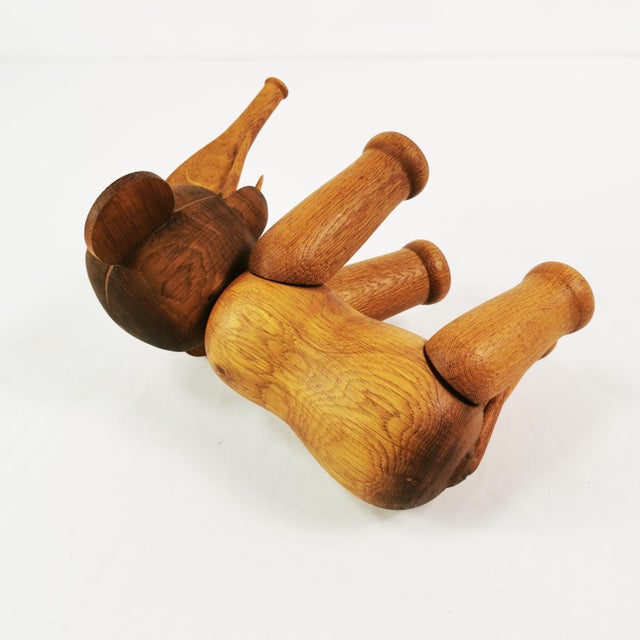Wooden Elephant by Kay Bojesen, 1970s For Sale - Image 10 of 14