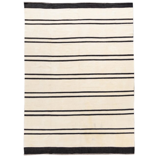 21st Century Modern Flatweave Kilim Rug For Sale - Image 11 of 11