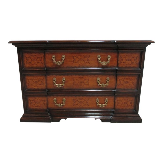 Theodore Alexander Brass Horse Italian Regency Chest of Drawers For Sale