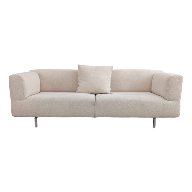 Bouclé MET 250 2-Seater Sofa by Piero Lissoni for Cassina For Sale