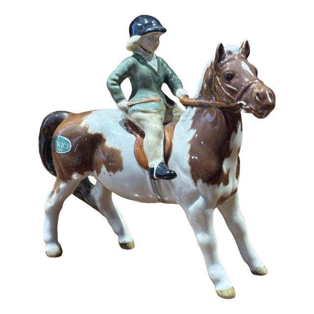 Girl on Skewball Pony Figurine from Beswick For Sale