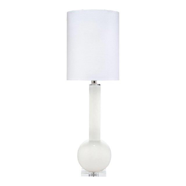 Jamie Young Studio Table Lamp in White For Sale