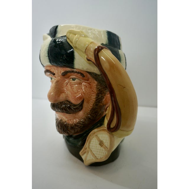 A beautifully detailed, large vintage character Toby jug from the world-renowned Royal Doulton of Staffordshire, England....