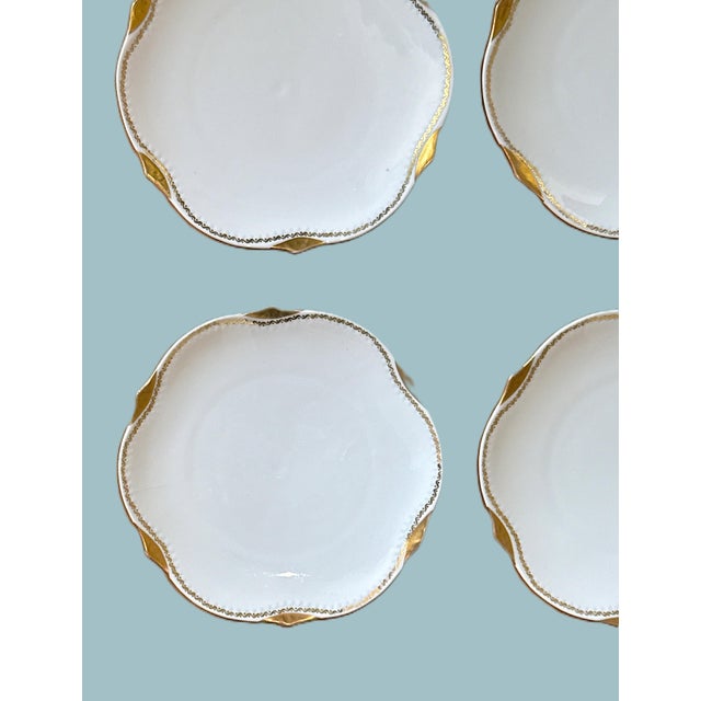 1930s Antique German Porcelain Plates - Set of 4 For Sale - Image 5 of 8