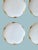 1930s Antique German r.s. Porcelain Gold Trimmed Plates- Set of 4 For Sale - Image 5 of 8