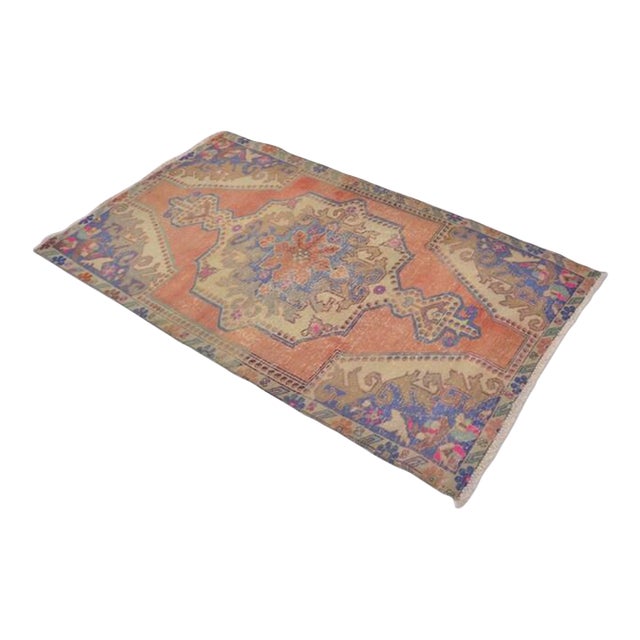 Antique Wool Turkish Arae Rug For Sale