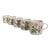 Late 20th Century Wildflower Coffee Mugs- Set of 4 For Sale