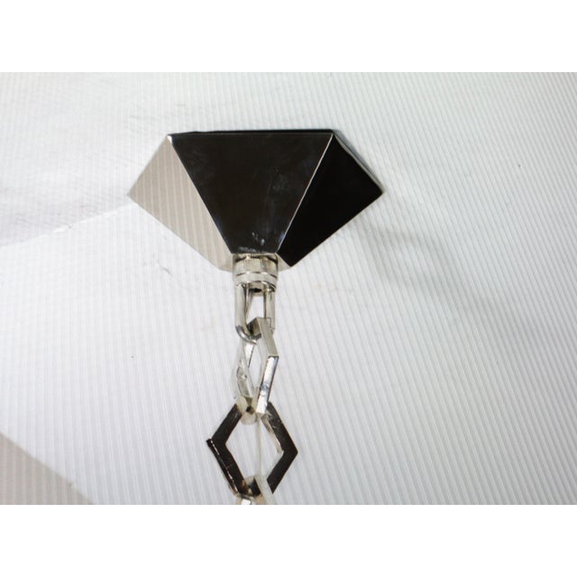 2000 - 2009 Mid-Century Modern Style Acrylic Led Star Chandelier For Sale - Image 5 of 12