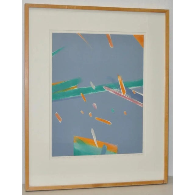 Mireille Morency-Lay (Canadian B.1943) "Jump for Joy" Monotypes 20th C. - a Pair For Sale In San Francisco - Image 6 of 9