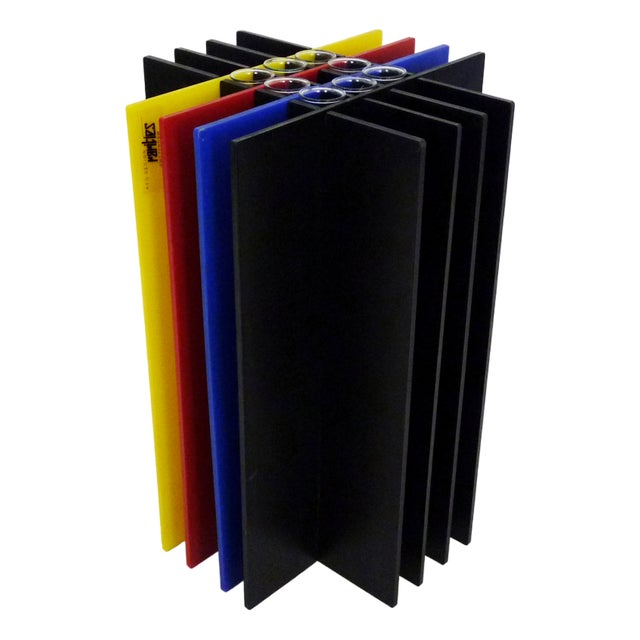 Vase in Acrylic Glass from Reg Design Amsterdam, 1980s For Sale