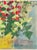 Expressionism Karl Zerbe, Boston Modernist Painting Floral Foliage Collage German Expressionist Karl Zerbe, 1965 For Sale - Image 3 of 17