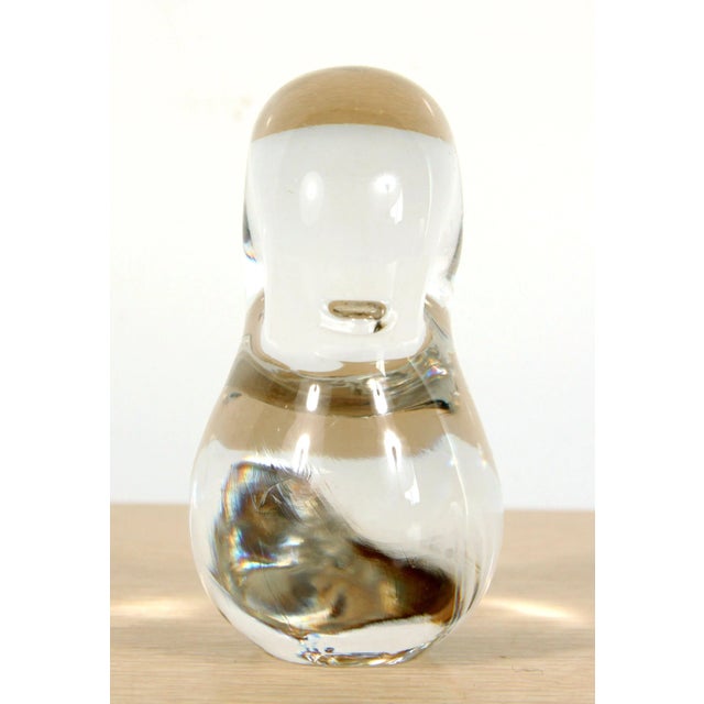 Vintage Mid Century Art Glass Duckling Figure For Sale - Image 4 of 7