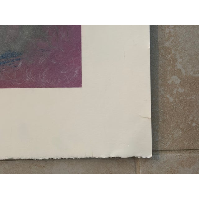 Original Aleah Koury Pastel Mixed Media Artwork 44"x23" Triple Matted For Sale - Image 14 of 14