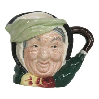 Royal Doulton Sairey Gamp D5451 English Porcelain Small Character Mug For Sale