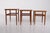 Mid-Century Modern Scandinavian Nesting Tables in Teak, 1960s, Set of 3 For Sale - Image 3 of 7