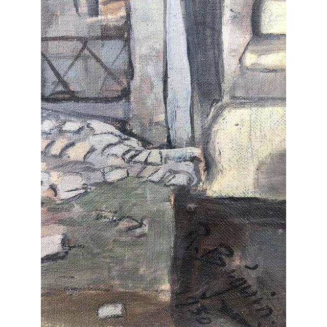 Modern René Samuel Beguin, Village de montagne, 1930, Oil on Canvas, Framed For Sale - Image 3 of 10