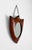 Mid-Century Modern 1930s Italian Deco Style Shield Wall Mirror For Sale - Image 3 of 11