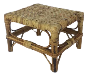 Wicker Rattan Footstool