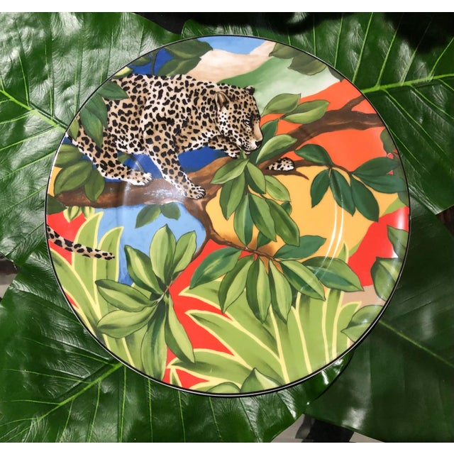 Hollywood Regency Early 21st Century Mikasa Amazon Serving Plater For Sale - Image 3 of 11