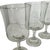 Transparent Vintage Mid Century Etched Monogram “A” Goblet - Set of 8 For Sale - Image 8 of 10