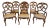 French Country Thomasville Rivage Dining Chairs, Set of 6 For Sale