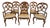 Thomasville Rivage Carved Wood Dining Chairs, Set of 6 For Sale