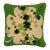 Vintage Shamrock Throw Pillow For Sale