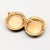 Brooch, Gold, 18K, 6.41g (Of which precious metal: approx. 4.01g), Length: 35mm, Width: 23mm, Good condition. This piece...