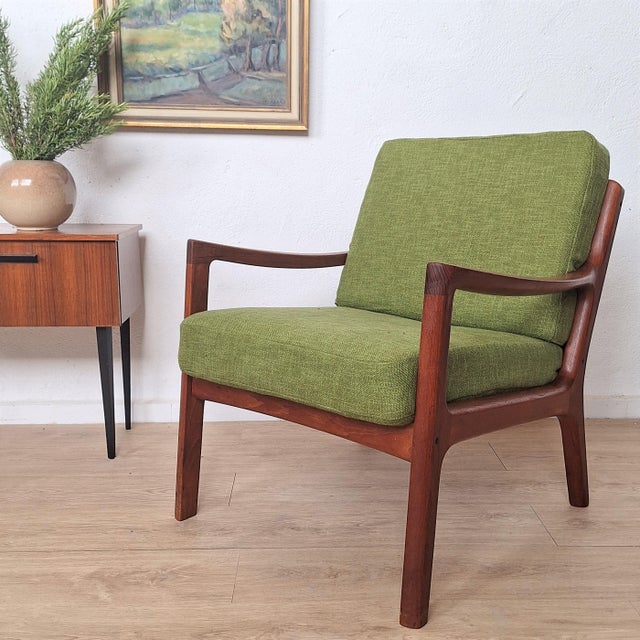 Senator Armchair by Ole Wanscher for France & Son., 1950s For Sale - Image 9 of 9