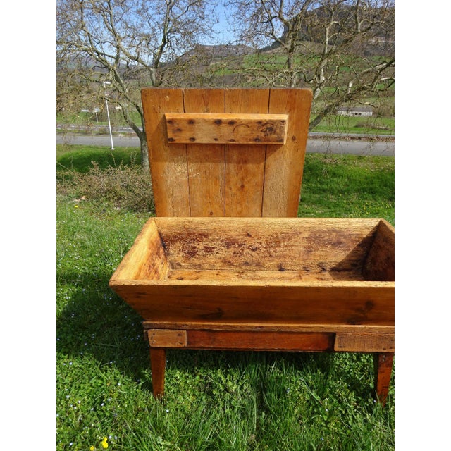 Oak Kneader on Removable Base, 1800s For Sale - Image 4 of 18