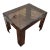 Vintage 1970s Smoked Lucite Acrylic End Table With Beveled Top For Sale