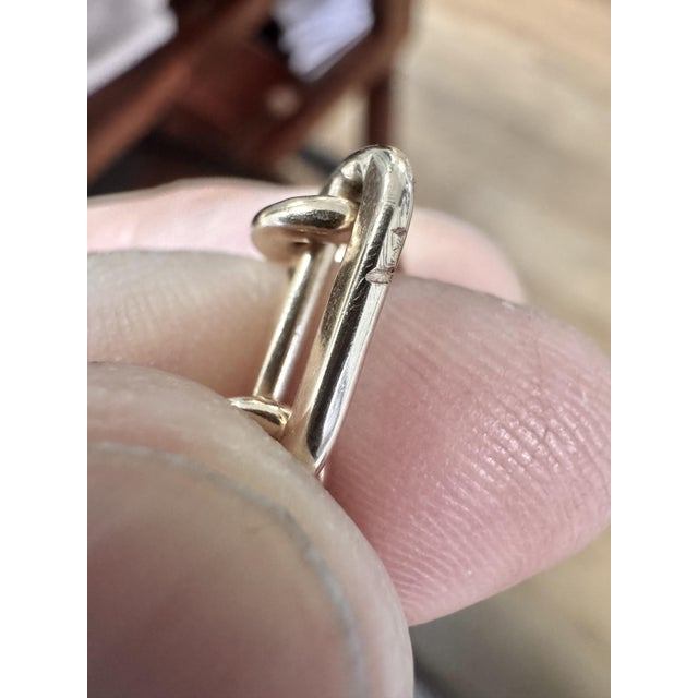 Vintage Tiffany & Co. 14k Yellow Gold Paper Clip Chain Necklace 36" 1960s For Sale - Image 10 of 10