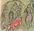 Marc chagall (after) sacrifice à athéna (sacrifice to athena) from "odyssey" colour lithograph on paper publisher: daco...