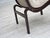 Vintage Scandinavian Chair in Furniture Wool and Dark Beech Wood, 1970s For Sale - Image 11 of 18